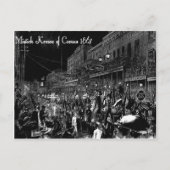 De mistische konijn Comus op parade,  post Briefkaart (Voorkant)