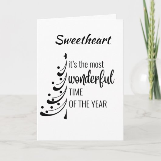 *DE MISTLETOE IS HONG EN KLAAR OM U DAAR TE ontmoe Kaart (Voorkant)