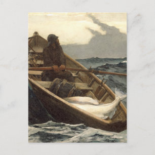 De mistwaarschuwing van Winslow Homer Briefkaart