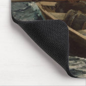 De mistwaarschuwing (van Winslow Homer) Muismat (Hoek)