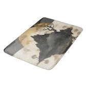 De Misty Mountain Black & Gold Badmat (Gekanteld)