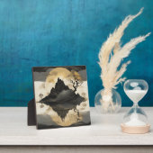 De Misty Mountain Black & Gold Fotoplaat (Insitu)