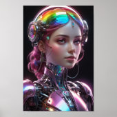 De mix van technologie en leven poster (Voorkant)