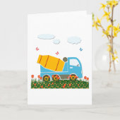 De mixervrachtwagen van het cement kaart (Gele Bloem)