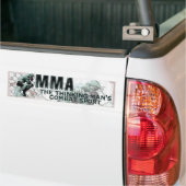 De MMA Thinker Bumpersticker (Op Truck)