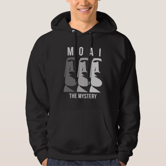 De Moai Mystery Rapa Nui Paaseilanden Hoodie (Voorkant)