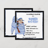 De Mob Boss Murder Mystery Uitnodiging (Voorkant / Achterkant)