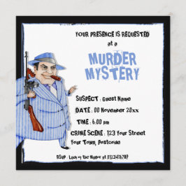 De Mob Boss Murder Mystery Uitnodiging
