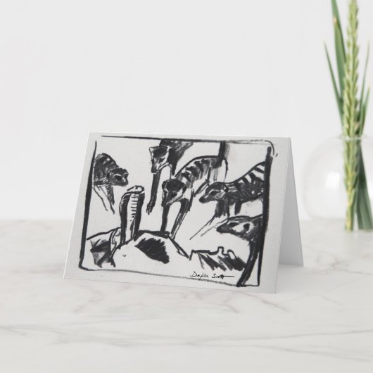 De mobbing Cobra van Meerkats - de kaart van de (Voorkant)