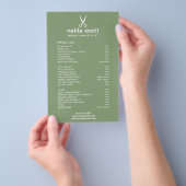De Mobiele Groene Lijst van de Schaar van de Stijl Flyer (Hand)