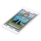 De mobiele kaart van de Moon Tarot Magneet (Linkerzijde)