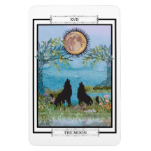De mobiele kaart van de Moon Tarot