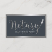 De mobiele Noterende Agent Modern Metaal van het S Visitekaartje (Voorkant)