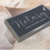 De mobiele Noterende Agent Modern Metaal van het S Visitekaartje