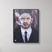 De Mobster Schilderij door Alfred Fox Canvas Afdruk (Voorkant)