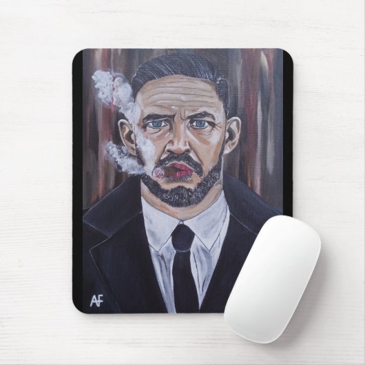 De Mobster Schilderij door Alfred Fox Muismat (Met muis)