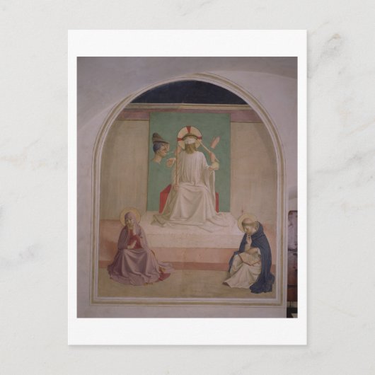 De Mocking van Christus met de Maagd en St. Domi Briefkaart (Voorkant)