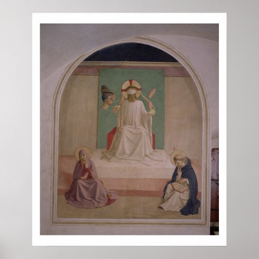 De Mocking van Christus met de Maagd en St. Domi Poster (Voorkant)