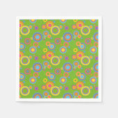 De Mod Circles van de terugkeer op Groen Servet (Voorkant)