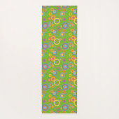 De Mod Circles van de terugkeer op Groen Yogamat (Achterkant)