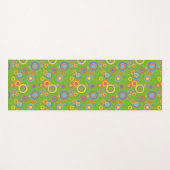 De Mod Circles van de terugkeer op Groen Yogamat (Voorkant (horizontaal))