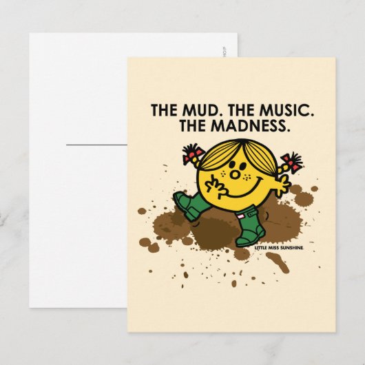 De modder, de muziek, de waanzin briefkaart (Voorkant / Achterkant)