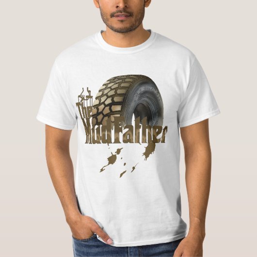 De modderVader van de Waarde T-shirt van Roaders (Voorkant)