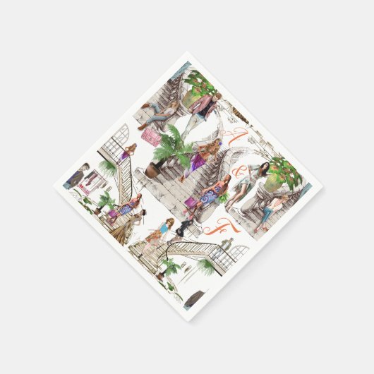 De Mode ontwerpers Servet (Hoek)