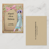 De  Mode van 1920 Visitekaartje (Voorkant / Achterkant)