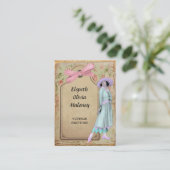 De  Mode van 1920 Visitekaartje (Staand voorkant)