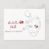 De Mode van de lijnkunst maakt omhoog, maakt kunst Briefkaart (Voorkant)