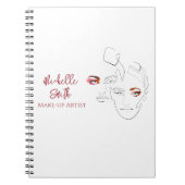 De Mode van de lijnkunst maakt omhoog, maakt kunst Notitieboek (Voorkant)