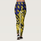 De Mode van de Pop Sociale Botervlieg Leggings (Achterkant)