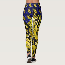 De Mode van de Pop Sociale Botervlieg Leggings