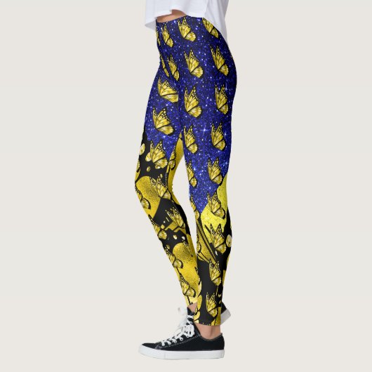 De Mode van de Pop Sociale Botervlieg Leggings (Links)