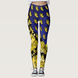 De Mode van de Pop Sociale Botervlieg Leggings
