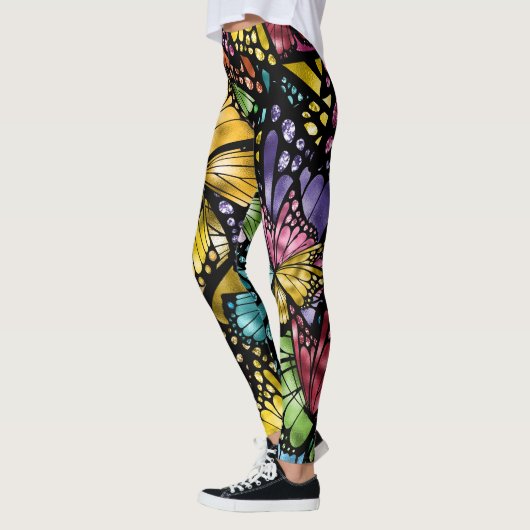 De Mode van de Pop Sociale Botervlieg Leggings (Links)