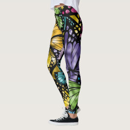 De Mode van de Pop Sociale Botervlieg Leggings