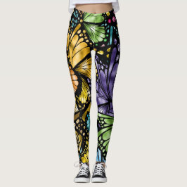 De Mode van de Pop Sociale Botervlieg Leggings