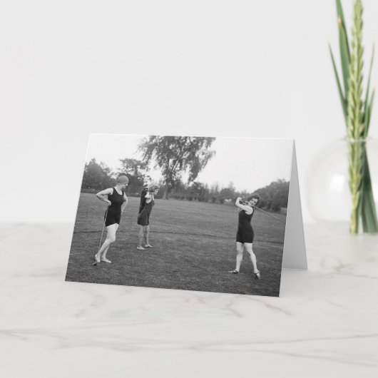 De Mode van het Golf van de jaren '20 van vrouwen Kaart (Voorkant)