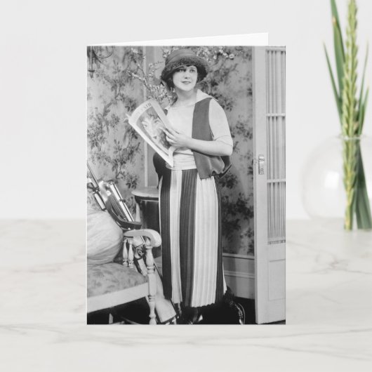 de Mode van het jaren '20Golf Kaart (Voorkant)