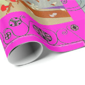 DE MODE VAN HET KARTJE VAN DE WINTER EN VAN DE HER CADEAUPAPIER (Rol Hoek)