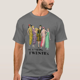 De Mode van het Roaring 20S Art Deco T-shirt