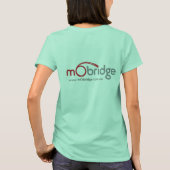 De mode van Obridge Australië roze dames t-shirt (Achterkant)