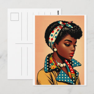 De mode voor zwarte vrouwen in de jaren vijftig, 5 briefkaart