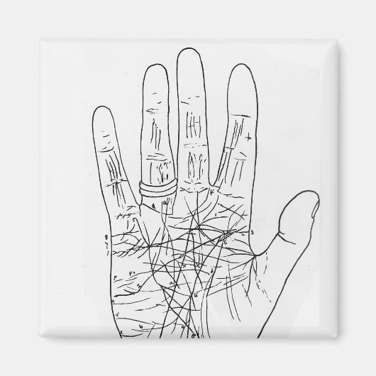 De modelhand magneet (Voorkant)