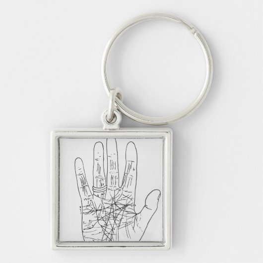 De modelhand sleutelhanger (Voorkant)