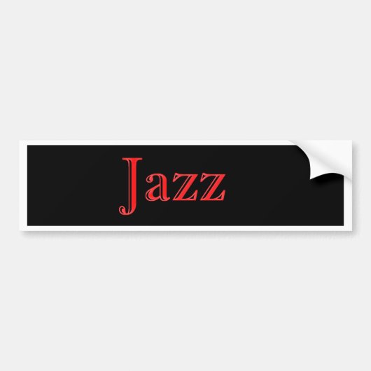 De Modern Jazz Trio Bumpersticker (Voorkant)