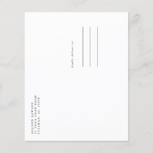 De Modern van de begroting sparen de Datum Flyer (Achterkant)