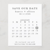 De Modern van de begroting sparen de Datum Flyer (Voorkant)